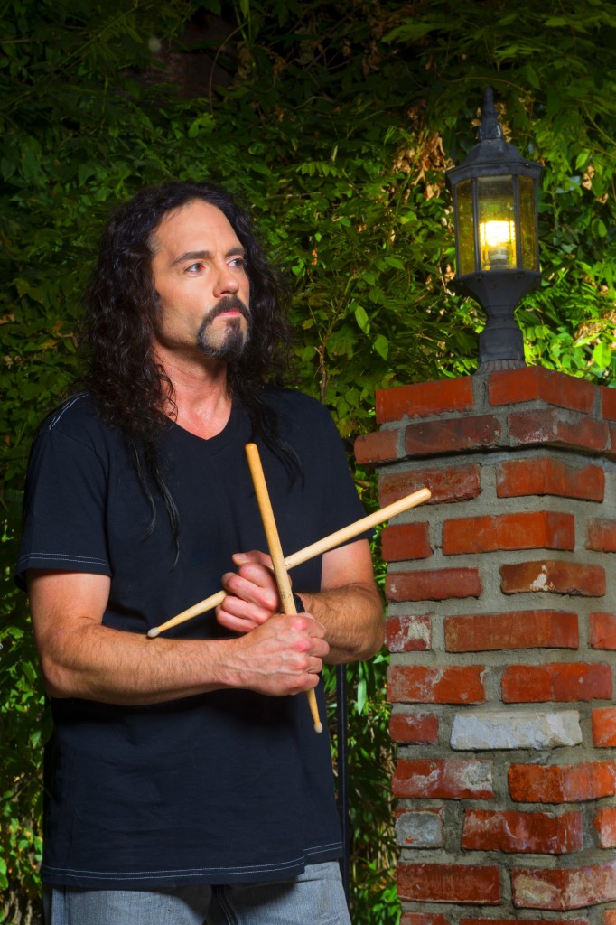 Nick Menza photographed in Studio City (CA) on 08/21/13.